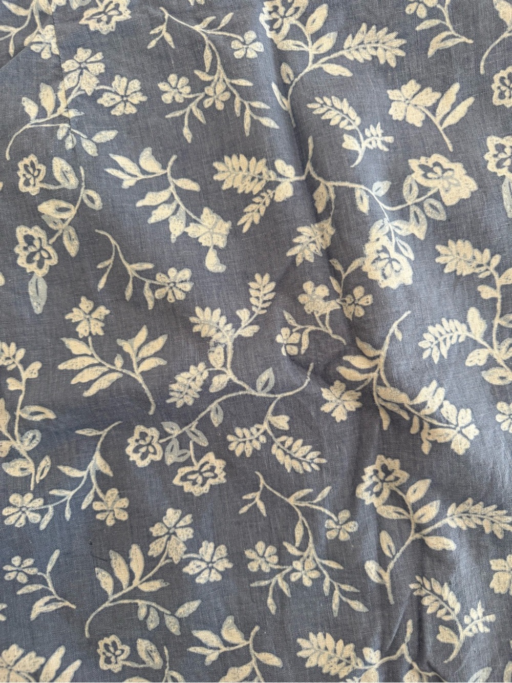 Woolrich Blue Floral Tie-Waist Skirt - Picture 3 of 4